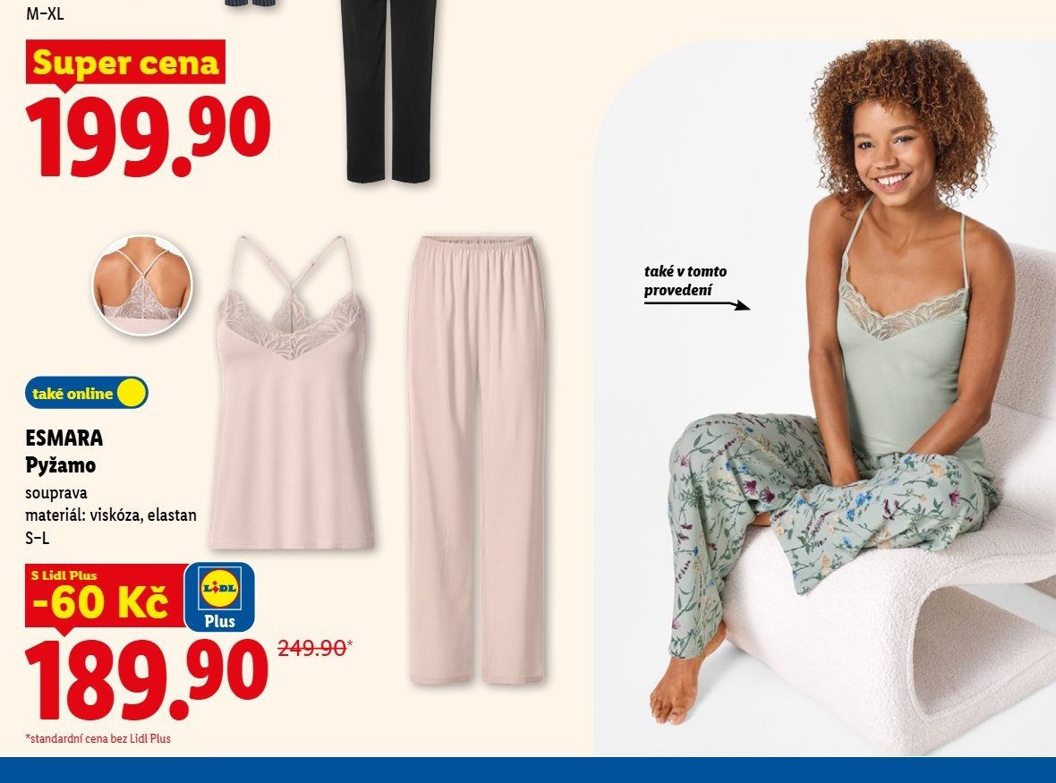 ESMARA Pyžamo - Lidl aktualniletaky.eu