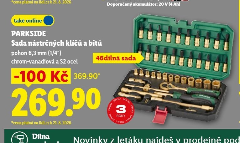 PARKSIDE Sada nástrčných klíčů a bitů - Lidl aktualniletaky.eu