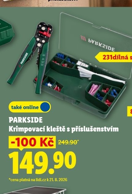PARKSIDE Krimpovací kleště s příslušenstvím - Lidl aktualniletaky.eu