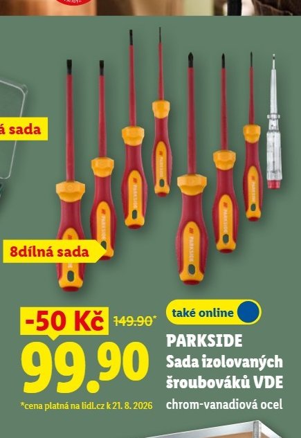 PARKSIDE Sada izolovaných šroubováků VDE - Lidl aktualniletaky.eu