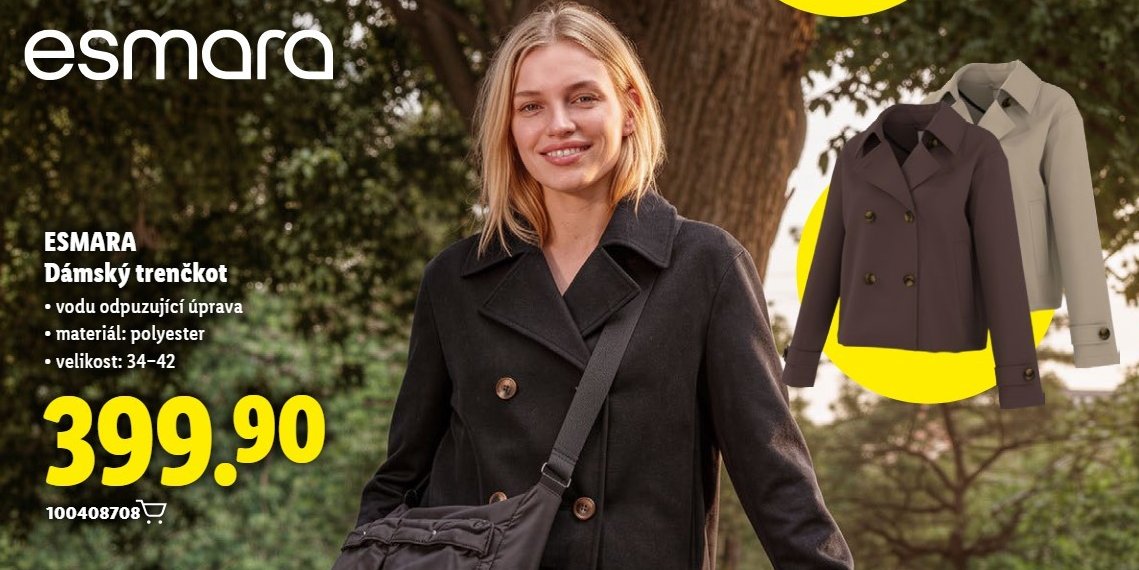 ESMARA Dámský trenčkot - Lidl aktualniletaky.eu