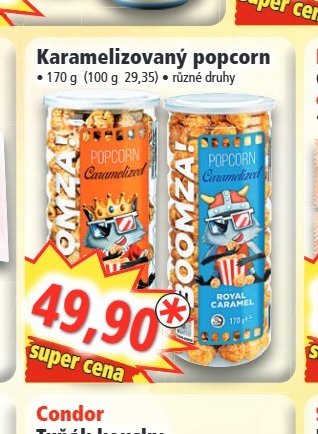 Karamelizovaný popcorn - Norma aktualniletaky.eu