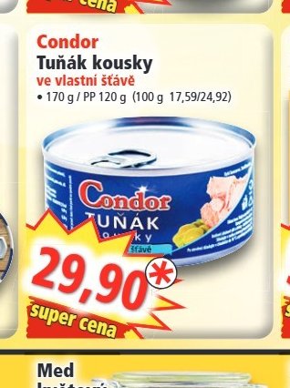 Condor Tuňák kousky - Norma aktualniletaky.eu