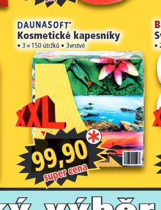 DAUNASOFT Kosmetické kapesníky - Norma aktualniletaky.eu