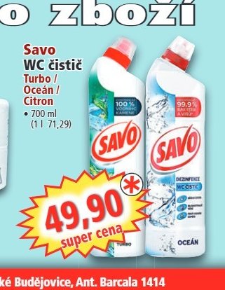 Savo WC čistič - Norma aktualniletaky.eu