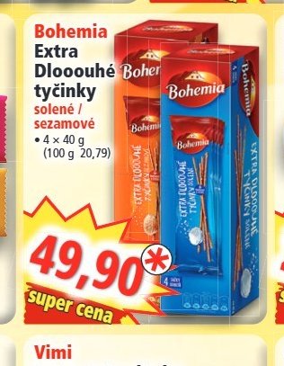 Bohemia Extra Dlououhé tyčinky - Norma aktualniletaky.eu