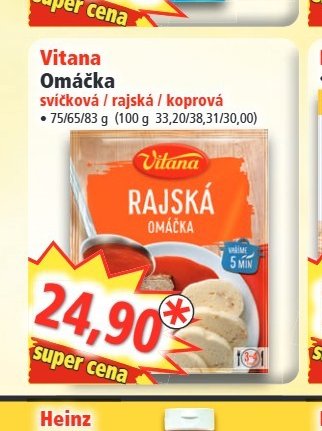 Vitana Omáčka - Norma aktualniletaky.eu