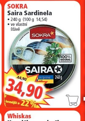 SOKRA Saira Sardinela - Norma aktualniletaky.eu