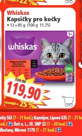 Whiskas Kapsičky pro kočky - Norma aktualniletaky.eu