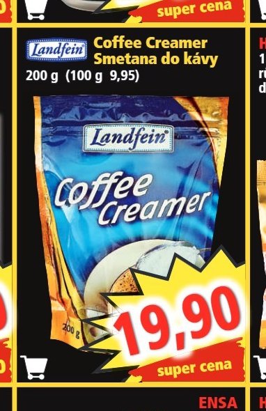 Landfein Coffee Creamer Smetana do kávy - Norma aktualniletaky.eu
