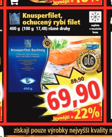 Knusperfilet, ochucený rybí filet - Norma aktualniletaky.eu