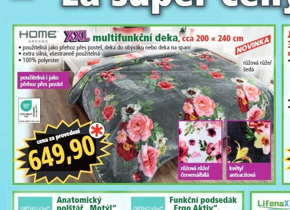 HOME DREAMS Multifunkční deka - Norma aktualniletaky.eu