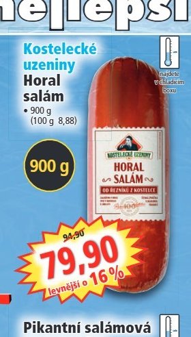 Kostelecké uzeniny Horal salám - Norma aktualniletaky.eu