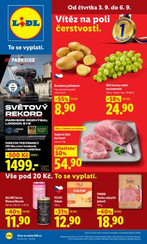 aktuální leták Lidl 3.9.2026-6.9.2026