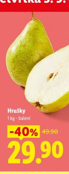 Hrušky - Lidl aktualniletaky.eu
