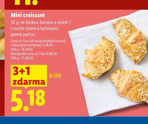 Mini croissant - Lidl aktualniletaky.eu