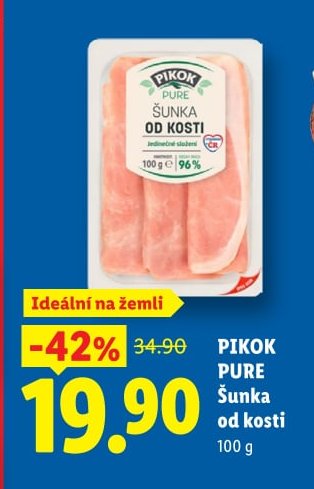 Pikok Pure Šunka od kosti - Lidl aktualniletaky.eu