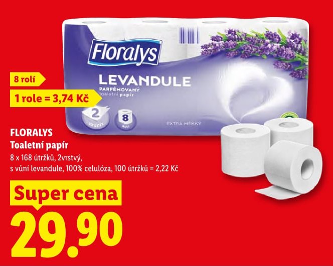 Floralys Toaletní papír - Lidl aktualniletaky.eu