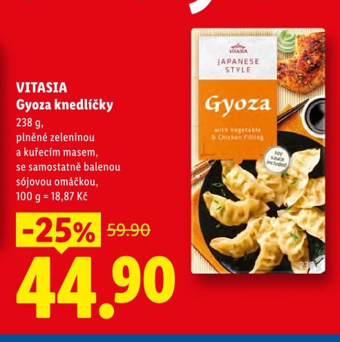 VITASIA Gyoza knedlíčky - Lidl aktualniletaky.eu