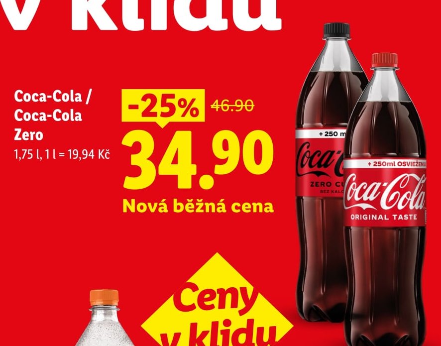 Coca-Cola / Coca-Cola Zero - Lidl aktualniletaky.eu