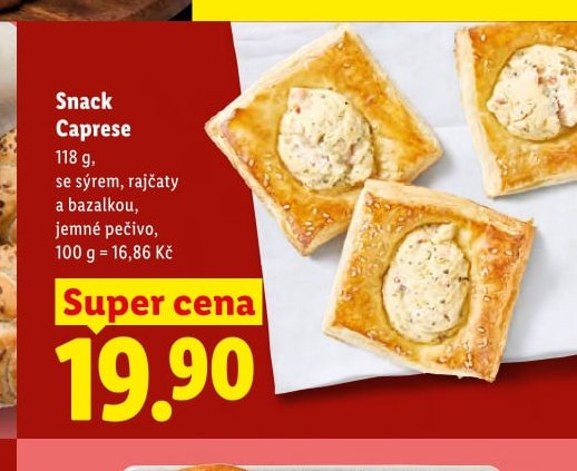 Snack Caprese - Lidl aktualniletaky.eu
