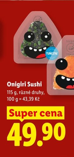 Onigiri Sushi - Lidl aktualniletaky.eu