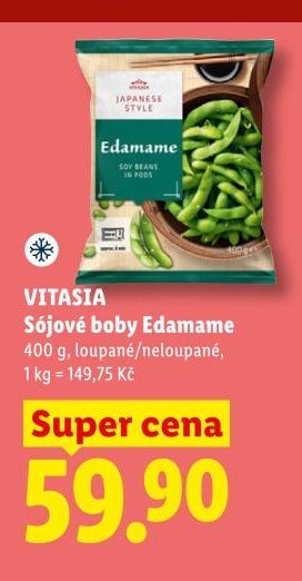 VITASIA Sójové boby Edamame - Lidl aktualniletaky.eu