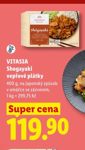 VITASIA Shogayaki vepřové plátky - Lidl aktualniletaky.eu