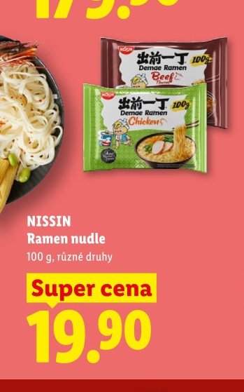 NISSIN Ramen nudle - Lidl aktualniletaky.eu