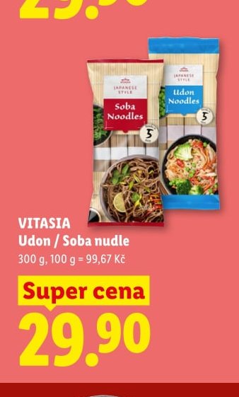 VITASIA Udon / Soba nudle - Lidl aktualniletaky.eu