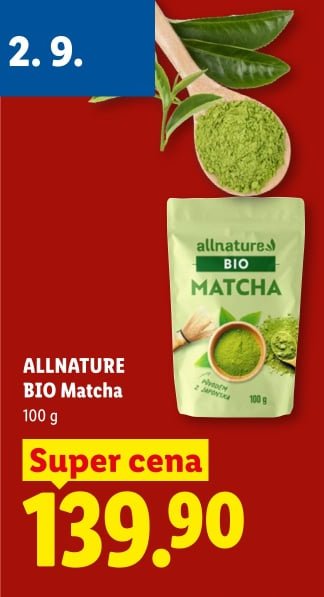 ALLNATURE BIO Matcha - Lidl aktualniletaky.eu