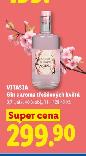 VITASIA Gin s aroma třešňových květů - Lidl aktualniletaky.eu