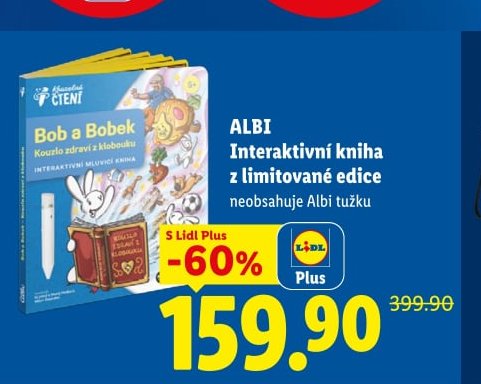 ALBI Interaktivní kniha z limitované edice - Lidl aktualniletaky.eu