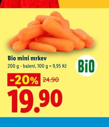Bio mini mrkev - Lidl aktualniletaky.eu