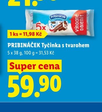 PRIBINÁČEK Tyčinka s tvarohem - Lidl aktualniletaky.eu