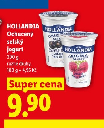 HOLLANDIA Ochucený selský jogurt - Lidl aktualniletaky.eu