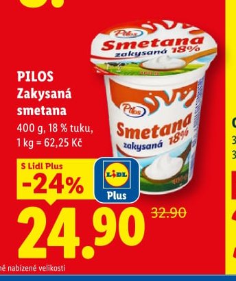 PILOS Zakysaná smetana - Lidl aktualniletaky.eu