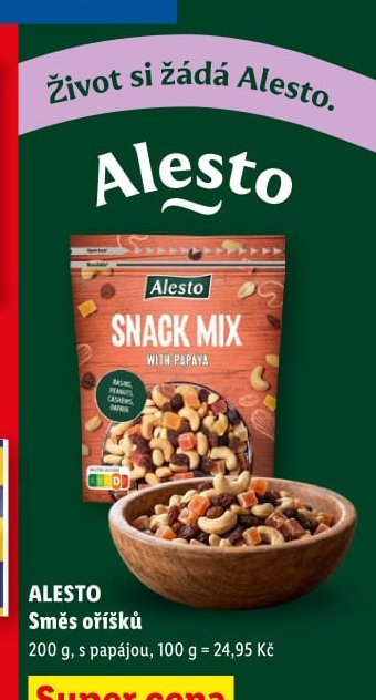 ALESTO Směs oříšků - Lidl aktualniletaky.eu