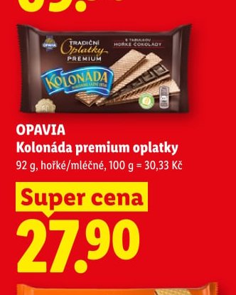 OPAVIA Kolonáda premium oplatky - Lidl aktualniletaky.eu