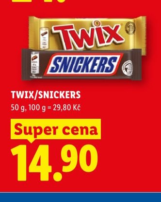 TWIX/SNICKERS - Lidl aktualniletaky.eu