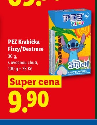 PEZ Krabička Fizzy/Dextrose - Lidl aktualniletaky.eu