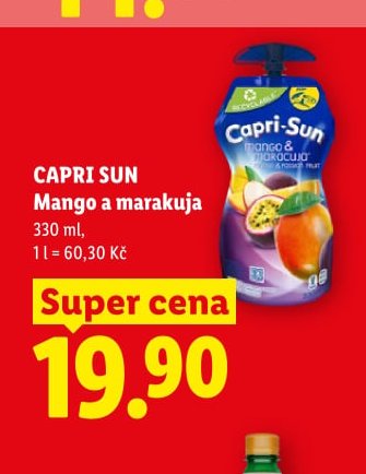 Capri-Sun Mango a marakuja - Lidl aktualniletaky.eu