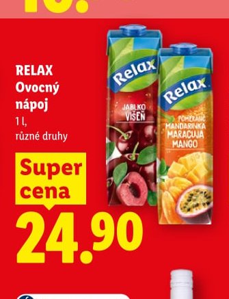 Relax Ovocný nápoj - Lidl aktualniletaky.eu