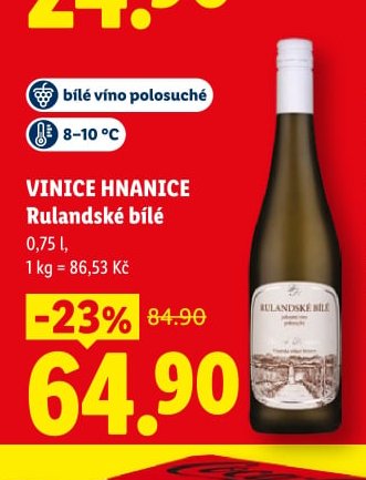 Vinice Hnanice Rulandské bílé - Lidl aktualniletaky.eu
