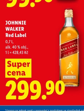 JOHNNIE WALKER Red Label - Lidl aktualniletaky.eu