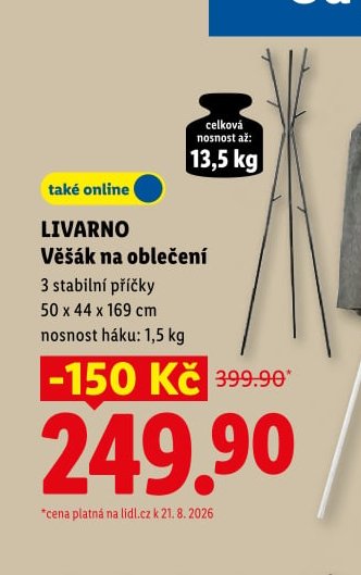 LIVARNO Věšák na oblečení - Lidl aktualniletaky.eu