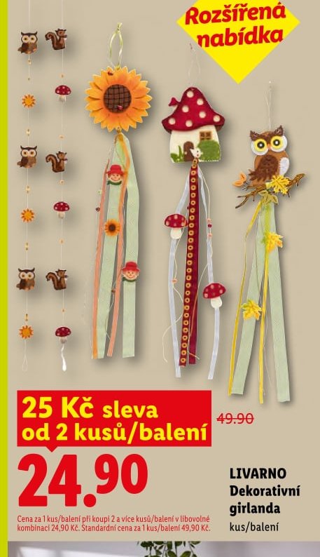 LIVARNO Dekorativní girlanda - Lidl aktualniletaky.eu