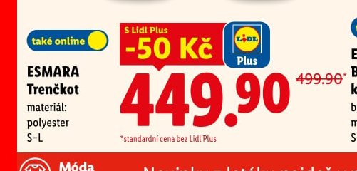 ESMARA Trenčkot - Lidl aktualniletaky.eu