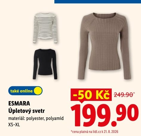 ESMARA Úpletový svetr - Lidl aktualniletaky.eu