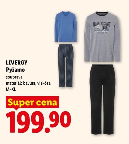 LIVERGY Pyžamo souprava - Lidl aktualniletaky.eu